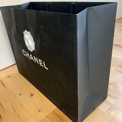 CHANEL シャネル　 ショップ袋　紙袋　ブラックの画像