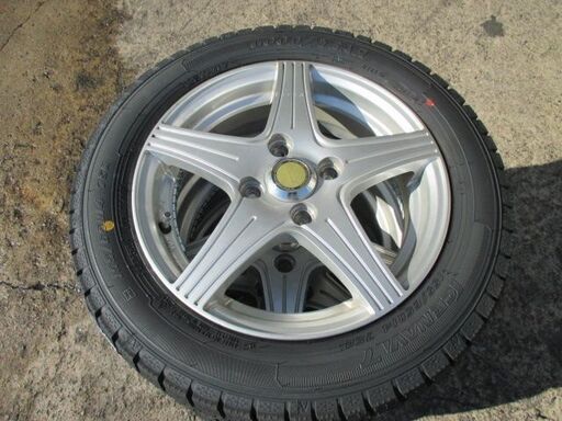 【来店取替】155/65R14 軽自動車 新品スタッドレスタイヤ&アルミ付きセット グッドイヤー