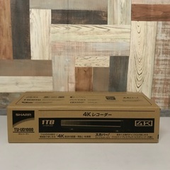 即日受渡❣️SHARP 4Kレコーダー　3D対応11500円の画像