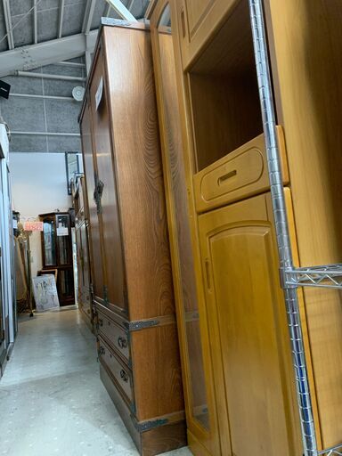 値下げしました！◎ハイタイプ　シューズボックス　ナチュラルブラウン　美品です！◎