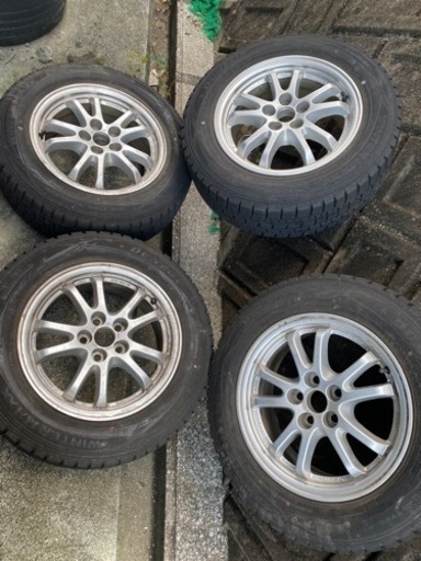 スタッドレス　ホイール付き　トヨタ　プリウス等　195/65R15 ダンロップ
