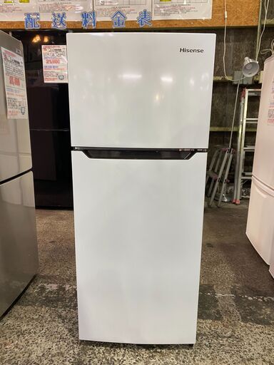 【愛品館市原店】Hisence 2021年製 120L 2ドア冷蔵庫 HR-B12C【愛市IR014973-104】