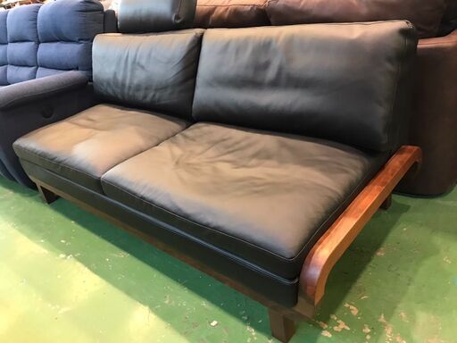 【愛品館八千代店】シギヤマ家具　3人掛ソファ　本革　ORSO180