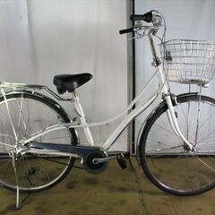 C415　限定特価　整備済み★ブリヂストン　ロココロイヤル★ 中古自転車 【27インチ　白 】