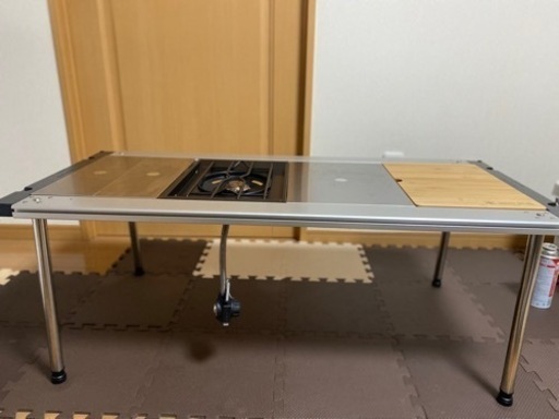 スノーピーク　igtテーブル　セットフラットバーナ込み