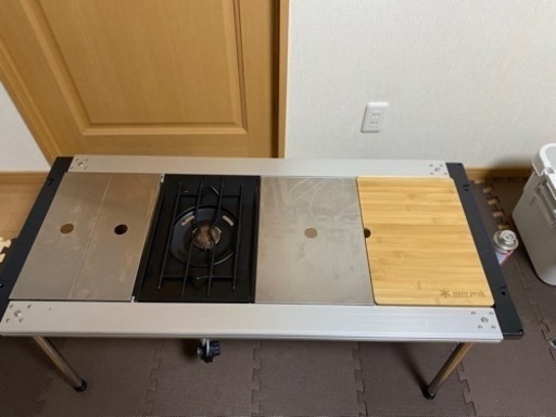 スノーピーク　igtテーブル　セットフラットバーナ込み