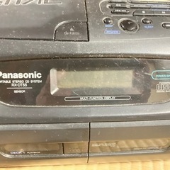 古めカセットCDデッキの画像