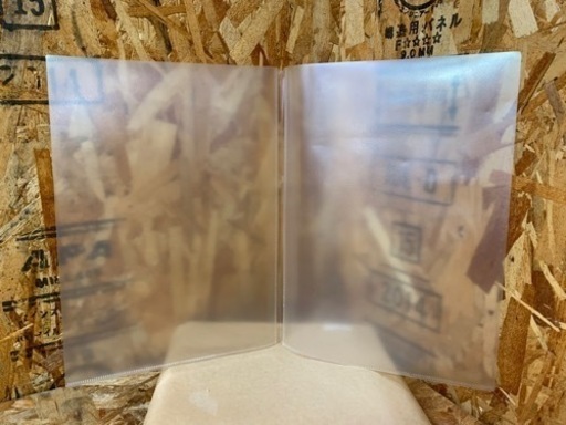 (5826) 未使用 洋風メニューブック A4専用 中ビニール 縦上入れ60枚 抗菌ビニール55 増ページ用ファイル 業務用 飲食店 厨房 店舗用品