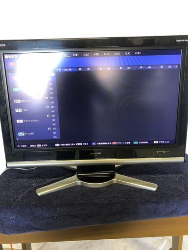 SHARP シャープ AQUOS 32V型 地上・BS・CSデジタルハイビジョン液晶テレビ LC-32D10 2007年製