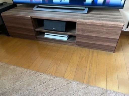 引き出し付きテレビ台 ブラウン 120cm