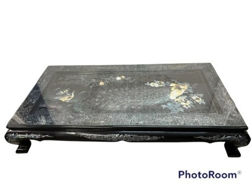 NO.41〚お値下げ中!!〛螺鈿細工 テーブル 座卓