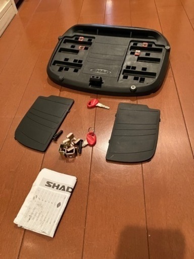 SHADシャッドSH40トップケースリアボックス無塗装ブラック