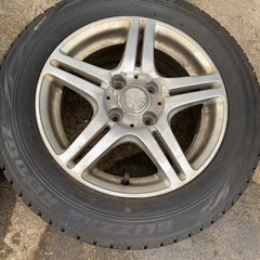 サクシードワゴン スタッドレス ホイール付きの画像