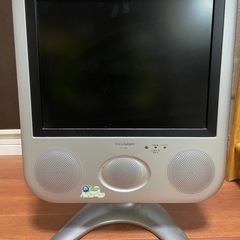 【無料】レトロなシャープ液晶テレビ