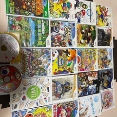 wii本体とソフトの画像