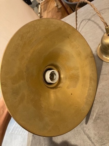 真鍮　アンティーク　ペンダントライト　ブラケットライト