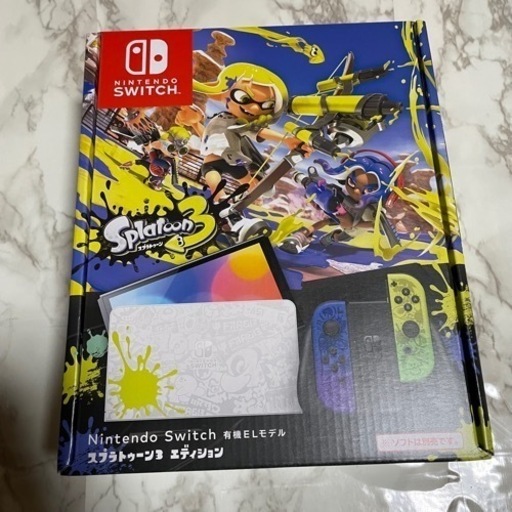 新品 任天堂 スイッチ 本体 Switch スプラトゥーン3エディション　画面保護シール　マリオカレンダーセット
