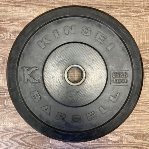 ラバープレート　25kg ２枚　バーベル　オリンピック　50mm