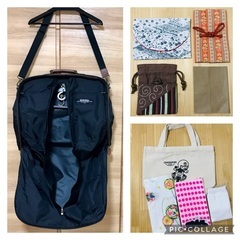 交渉中【12/24処分】スーツ収納バッグ、肩がけ、洗剤、小物など まとめての画像