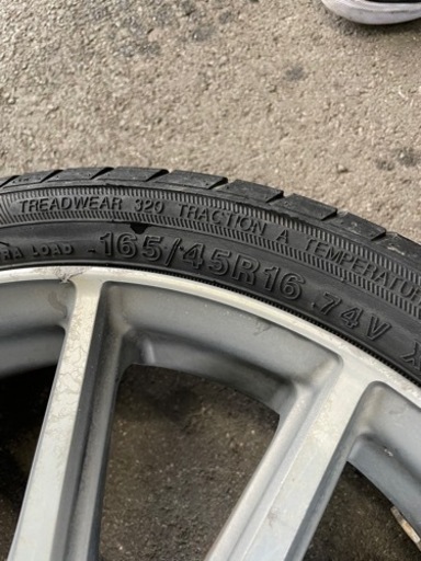 軽自動車用　社外ホイルタイヤ4本セット