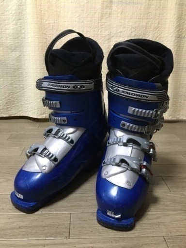 SALOMON  MEN'Sスキーブーツ　ブルー×シルバー　26,5㎝