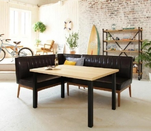 西海岸　ダイニングソファ　テーブル　最終価格