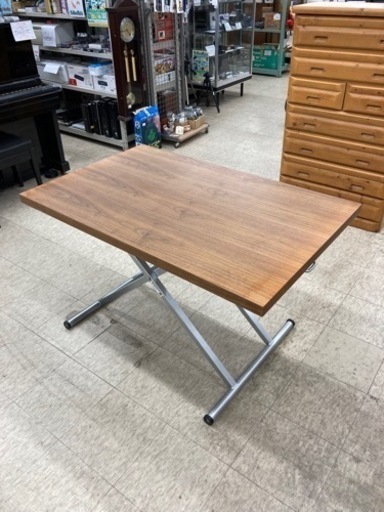 昇降テーブル アクティブウォルナット ※31226