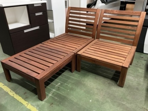 ● 屋外用イージーチェア、IKEA、エップラロー、3点セット