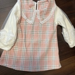 チュニックワンピース　キッズワンピース　チュニック90 2歳から...