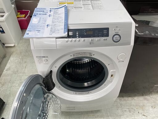 配送設置込み！　シャープ10Kドラム式洗濯乾燥機　2018年製　分解クリーニング済み！！