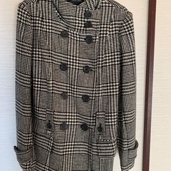 Pコート　チェックガラの画像