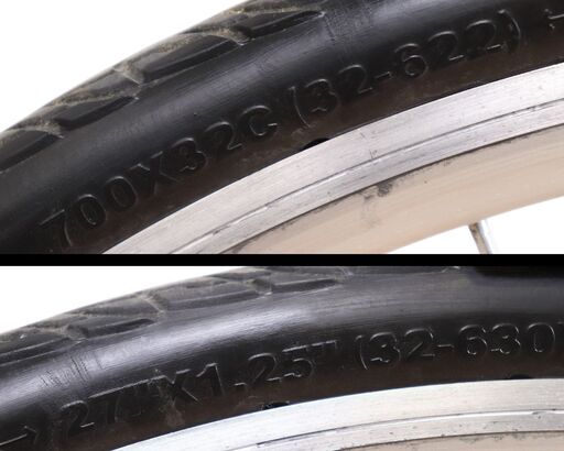 LMF68 HOWLAND Airless 自転車 27インチ ギア6段変速 LED35986