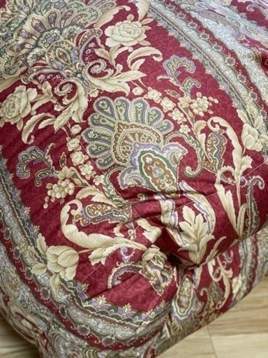 クリーニング済みホワイトダックダウン90% 1.4kg 高級羽毛布団DL