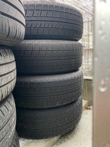 価格交渉あり　鉄チンホイール付き軽自動車用スタッドレス 2