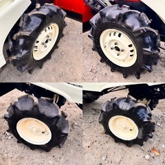 (商談中)HONDAホンダ ラッキーくるり FJ900 小型トラクター 9馬力 ガソリン 耕運機 管理機　再塗装　 整備済の画像