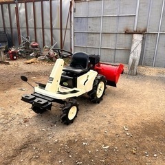 (商談中)HONDAホンダ ラッキーくるり FJ900 小型トラクター 9馬力 ガソリン 耕運機 管理機　再塗装　 整備済の画像