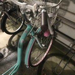 女児用22インチ自転車譲りますの画像