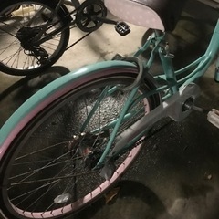 女児用22インチ自転車譲りますの画像