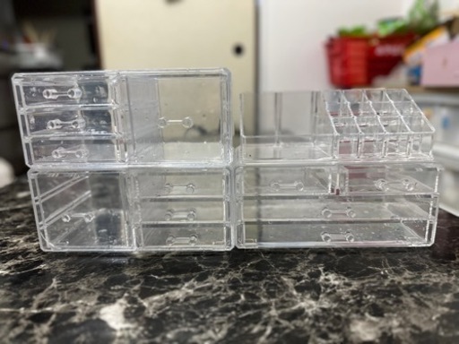 コスメ収納ケース4点セット
