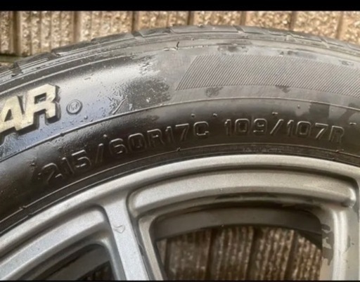 GOODYEAR グッドイヤー　ナスカ　215/60-R17 ホイールタイヤ4本セット