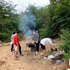 みんなで楽しくBBQ😁😁😁