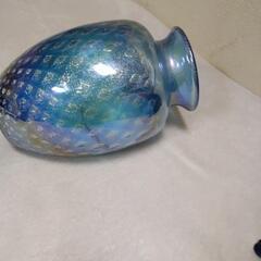 ブルーが美しい花瓶☆安定感◎の画像