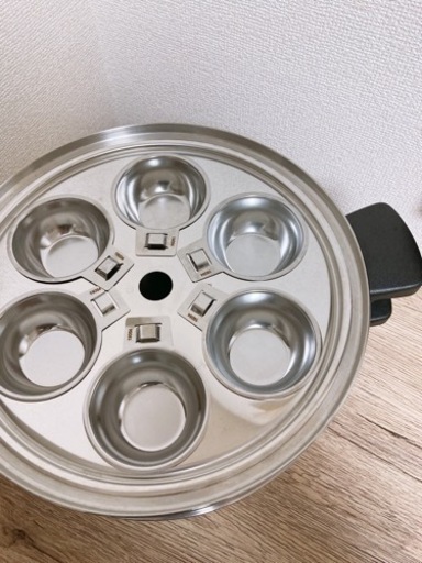 アムウェイ鍋　6Lシチューパン 無水鍋 未使用】アムウェイクィーン6L シチューパンセットAmway無水鍋 蒸し器 