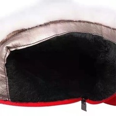 値下‼️23cm新品未使用黒サンタコスプレ等にショートブーツの画像