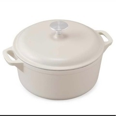 新品未使用☆鍋 両手鍋 24cm ih 無加水鍋 IH対応 鋳鉄...