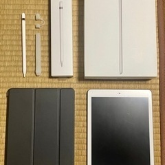 取引終了】iPad 第6世代 128GB + Apple Pencil 第1世代 タブレット