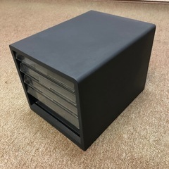 書類ケース　4段　プラスチック製　引き出し　レターケース　収納ケース　小物入れ　オフィス　書類整理　書類収納　事務用の画像