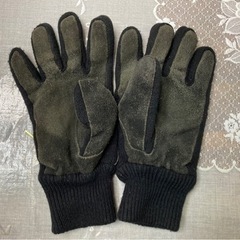 黒色メンズ手袋の画像