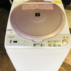 配送可能 シャープ SHARP ES-TX820-P [タテ型洗濯乾燥機（8.0kg