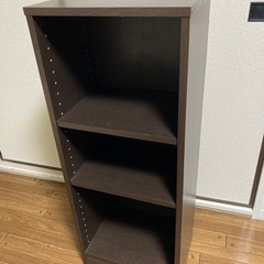 カラーボックス　ブラウン